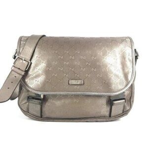 GUCCI 201732 GG IMPRIME logo Bags Flap Messenger Bag Crossbody Shoulder Bag